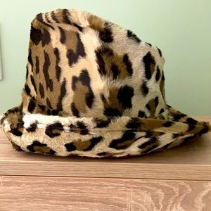 Karen Millen animal print hat